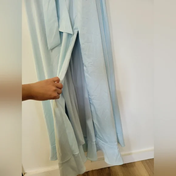 Stacees Sky Blue Maxi Dress - Picture 6 of 14